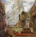 der Triumph Alexanders des großen Symbolismus biblischen Gustave Moreau mythologischen